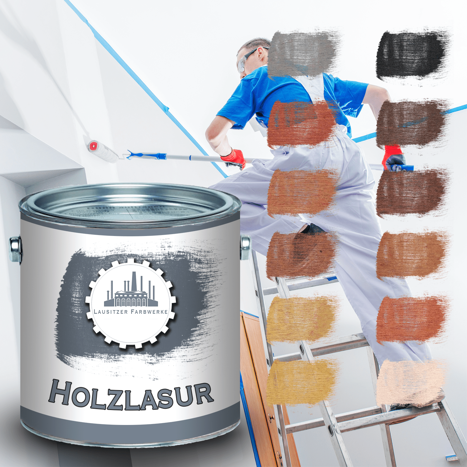 Lausitzer Farbwerke Holzlasur - traditionelle Speziallasur - Lausitzer Farbwerke