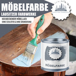 Möbelfarbe RAL 6014 Gelboliv ohne Schleifen - Möbellack Oliv Lausitzer Farbwerke